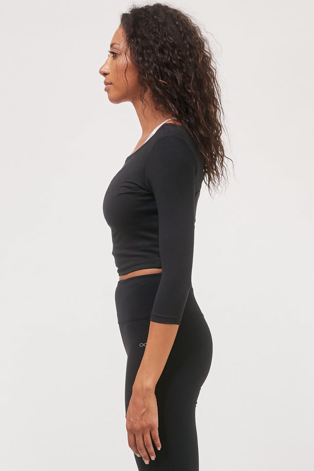 Dynamic Cozy Open Shoulder 3/4 Sleeve-Clothing - Women-rebody-Urbanheer