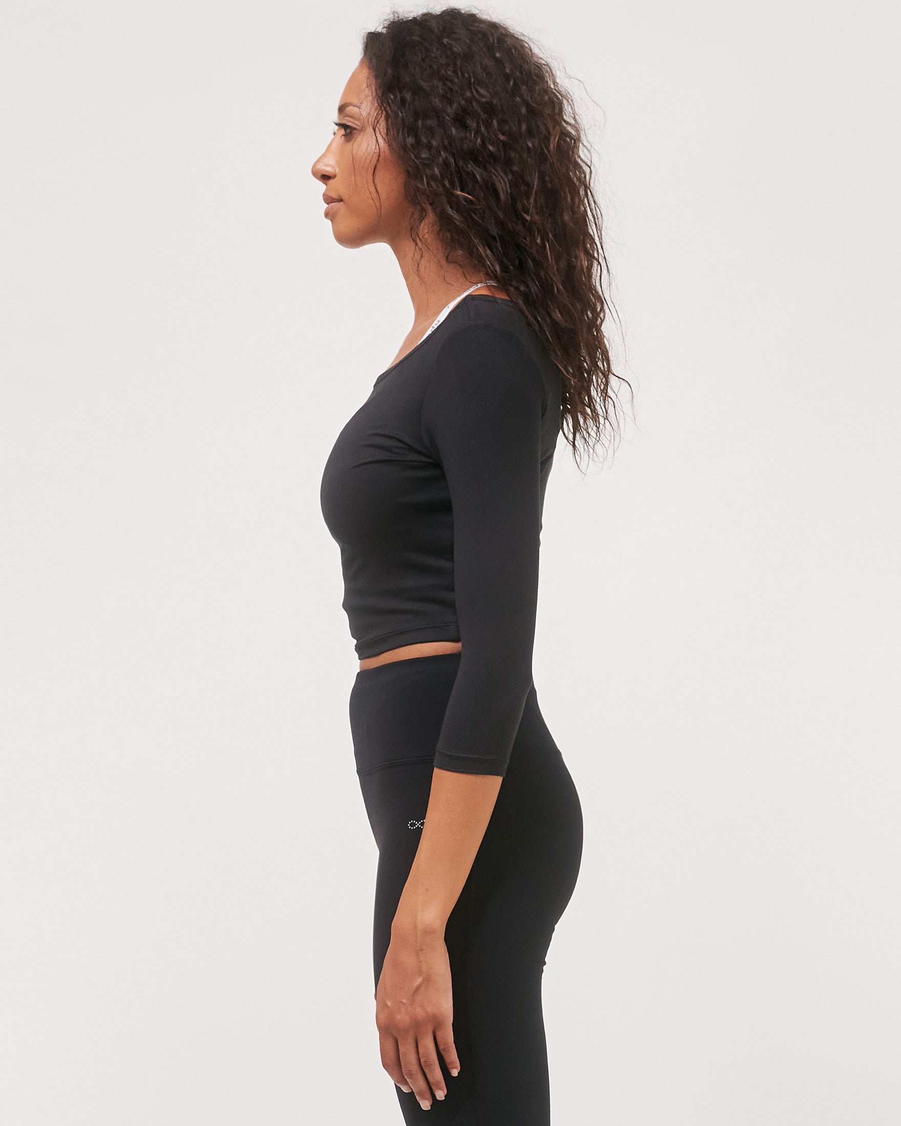 Dynamic Cozy Open Shoulder 3/4 Sleeve-Clothing - Women-rebody-Bone-XS-Urbanheer