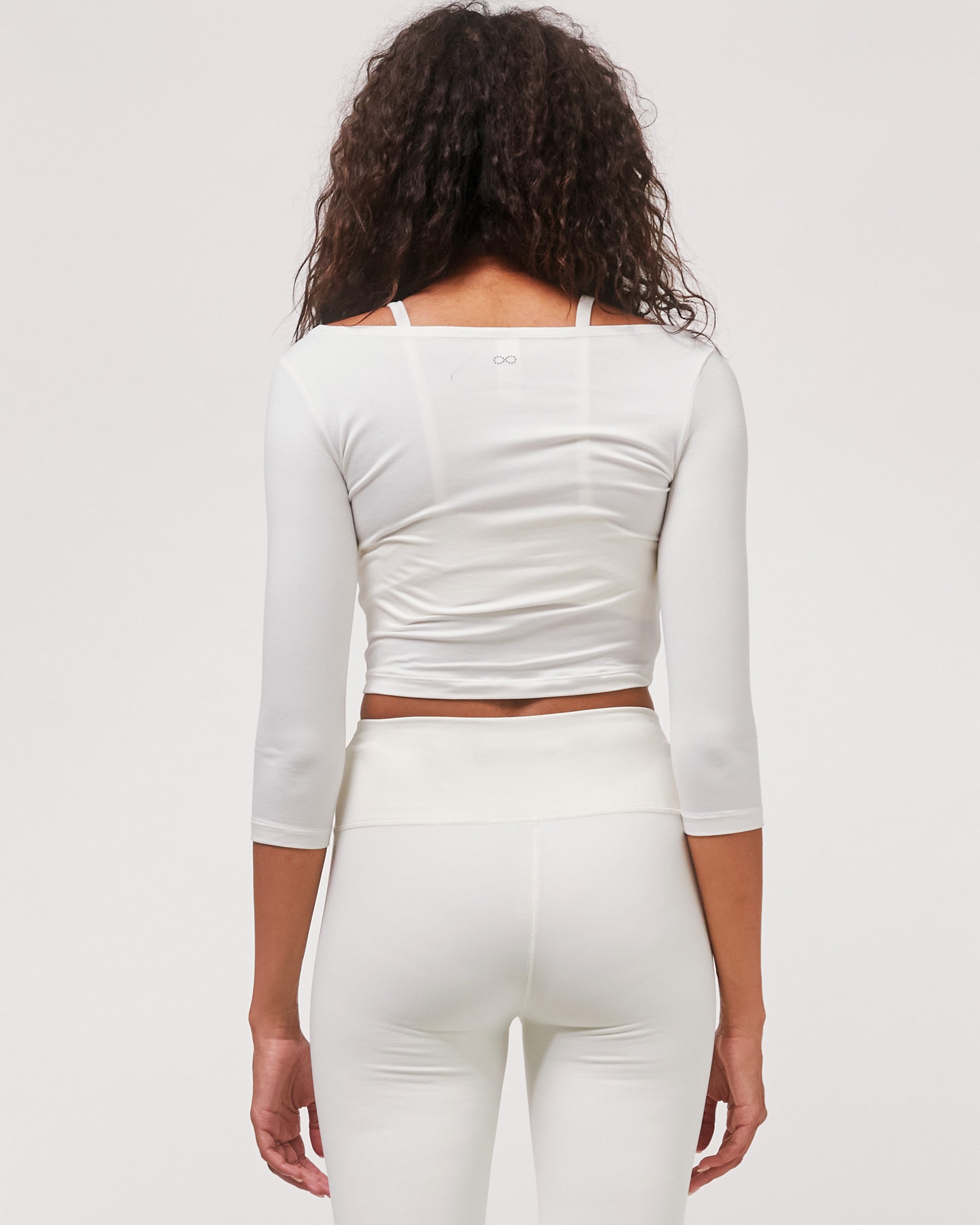 Dynamic Cozy Open Shoulder 3/4 Sleeve-Clothing - Women-rebody-Bone-XS-Urbanheer