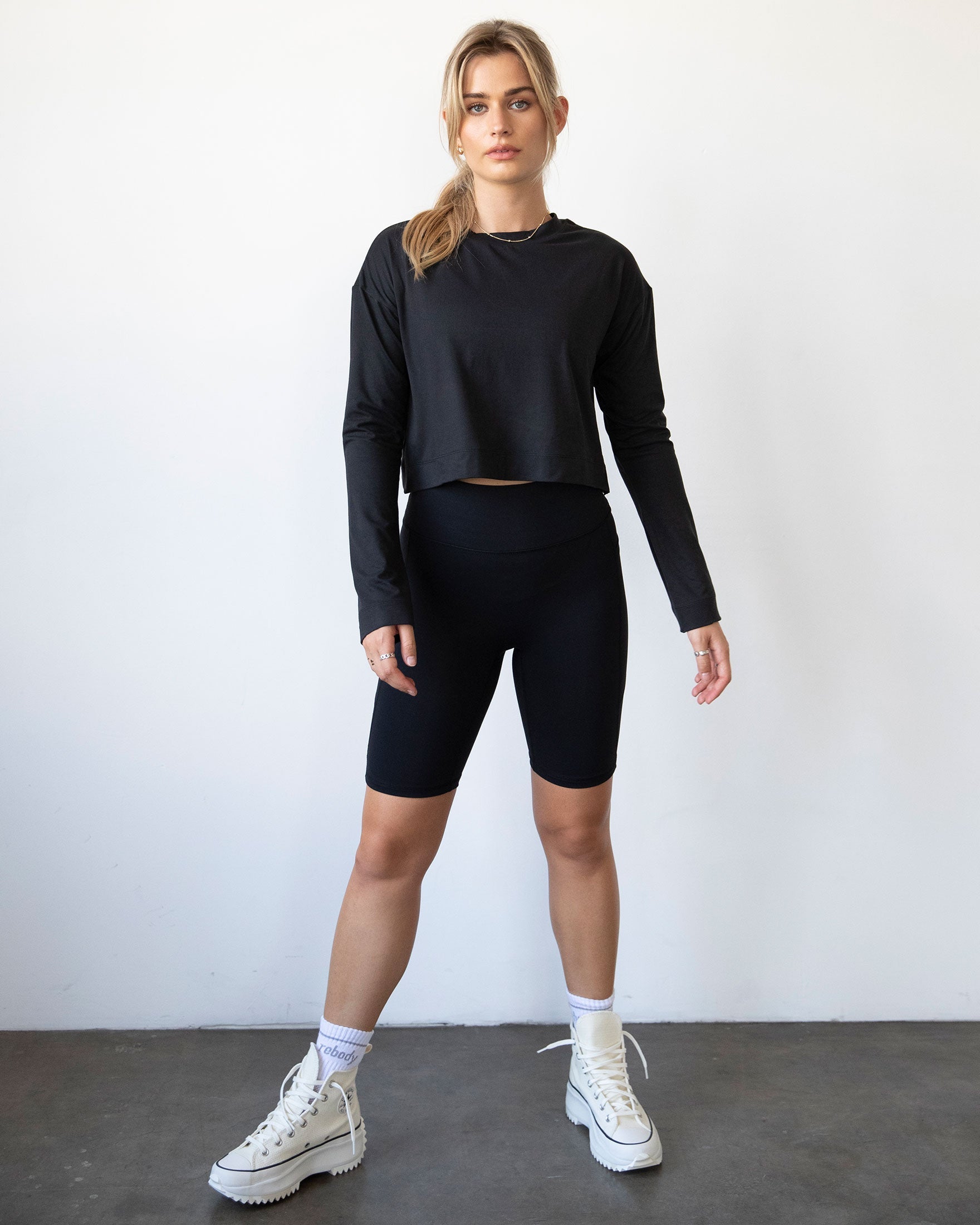 Go With The Flow Crop Long Sleeve-Clothing - Women-rebody-Purple Lace-XS-Urbanheer