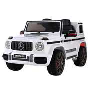 Mercedes-Benz Kids Ride On Car Electric Amg G63 Licensed Remote Cars 12V White-Rigo-Urbanheer