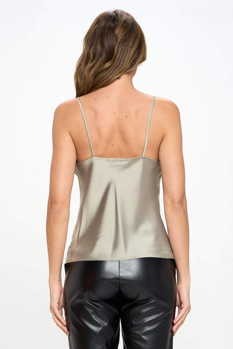 Solid Silky Satin Tank Top-Renee C.-1X-SAGE-Urbanheer