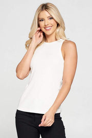 Racer Back Rib Knit Tank Top-Renee C.-LARGE-Urbanheer