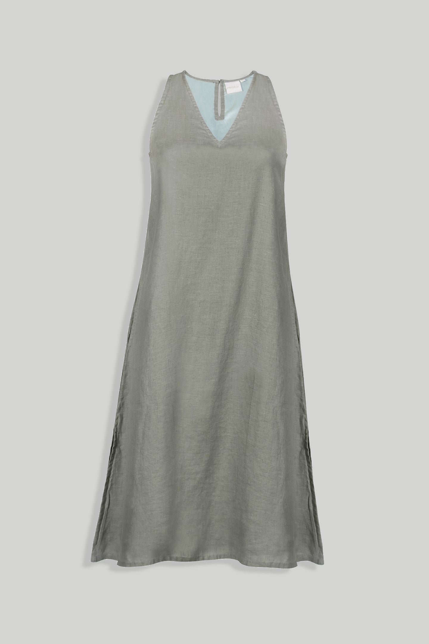 Reading Tea Leaves Dress in Dark Olive-DRESSES-Reistor-Hemp Dark green-XS-Urbanheer