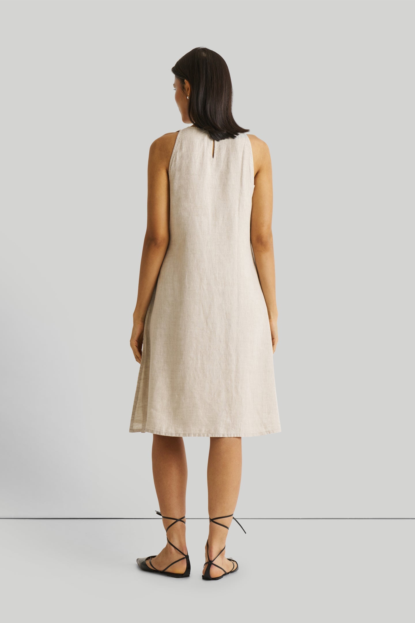 Reading Tea Leaves Dress in Ecru-DRESSES-Reistor-Hemp Slub-XS-Urbanheer