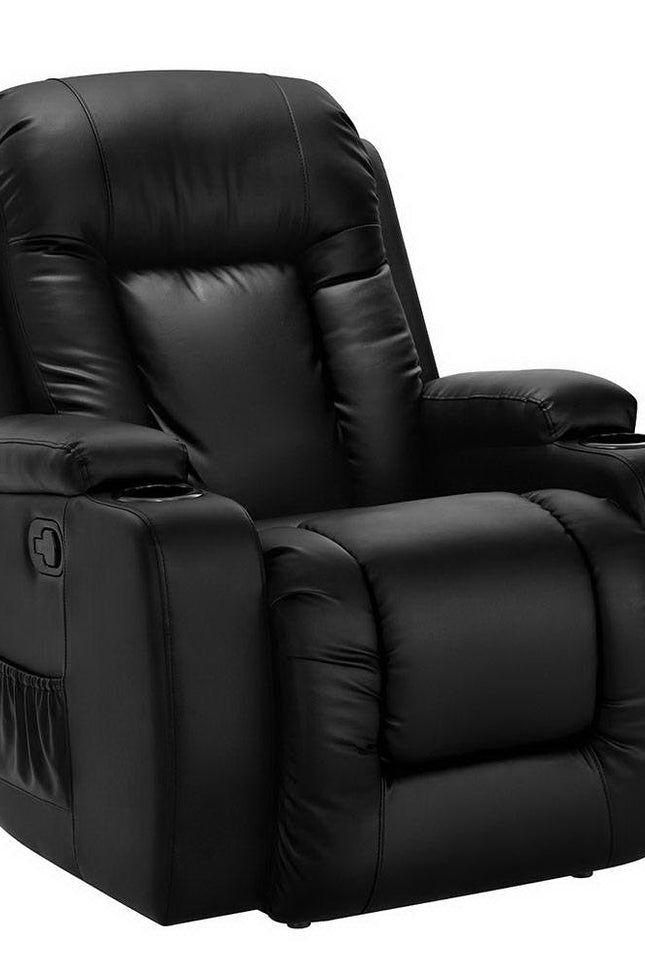 Artiss Electric Massage Chair Recliner Luxury Lounge Sofa Armchair Heat Leather-Artiss-Urbanheer