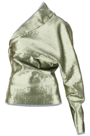 Rick Owens Sequined One-Shoulder Top-Rick Owens-40-Urbanheer