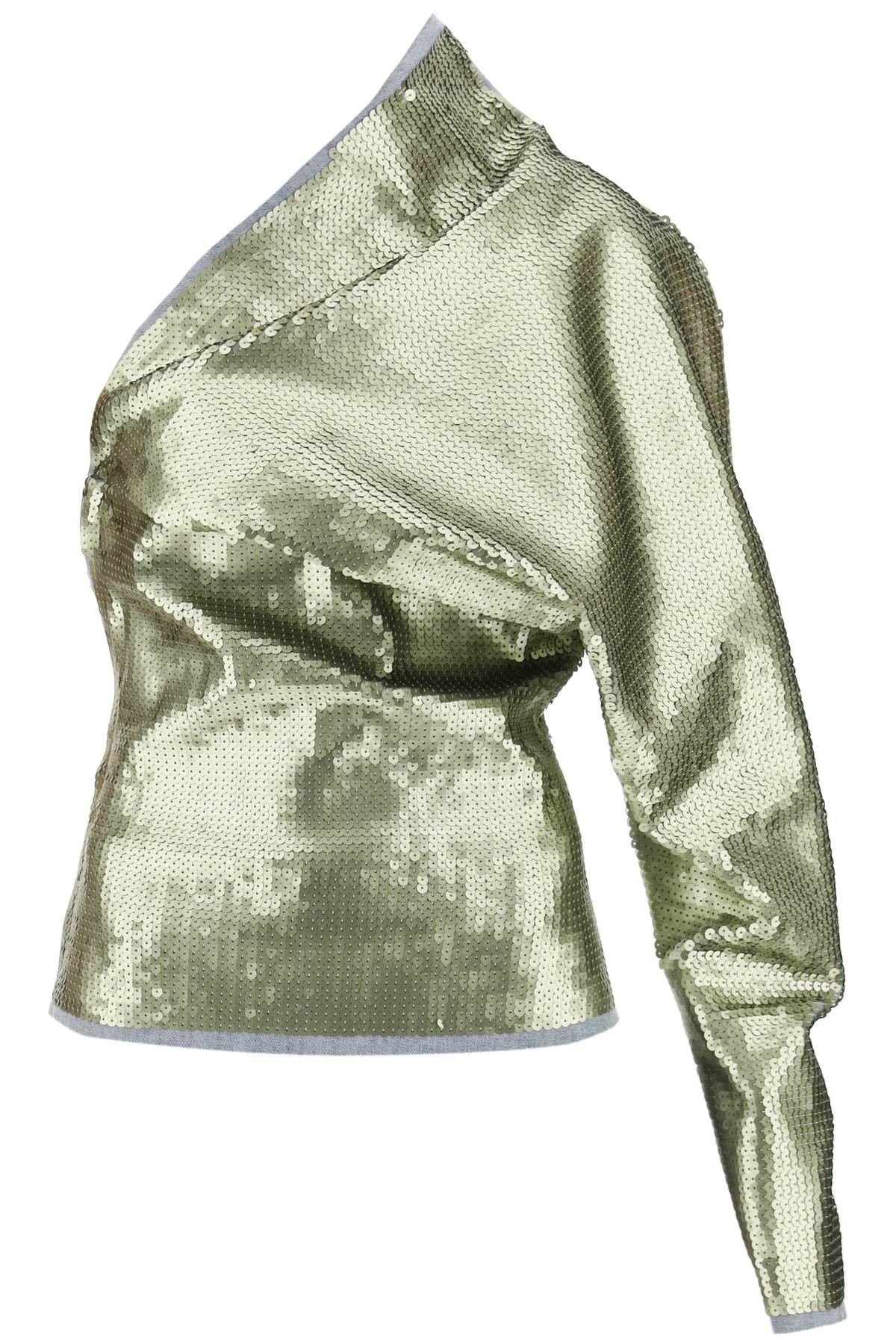 Rick Owens Sequined One-Shoulder Top-Rick Owens-40-Urbanheer