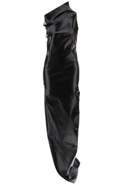 Rick Owens Athena Maxi Dress In Laquered Denim-Rick Owens-40-Urbanheer