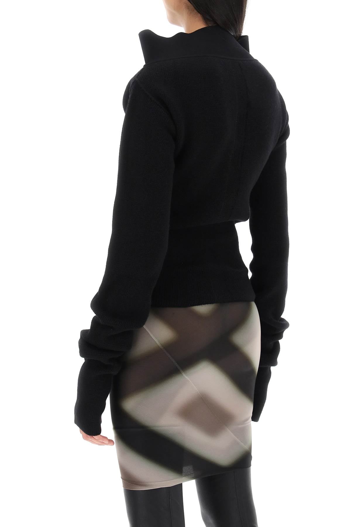 Rick Owens Cowl Neck Cashmere Sweater-Rick Owens-M-Urbanheer