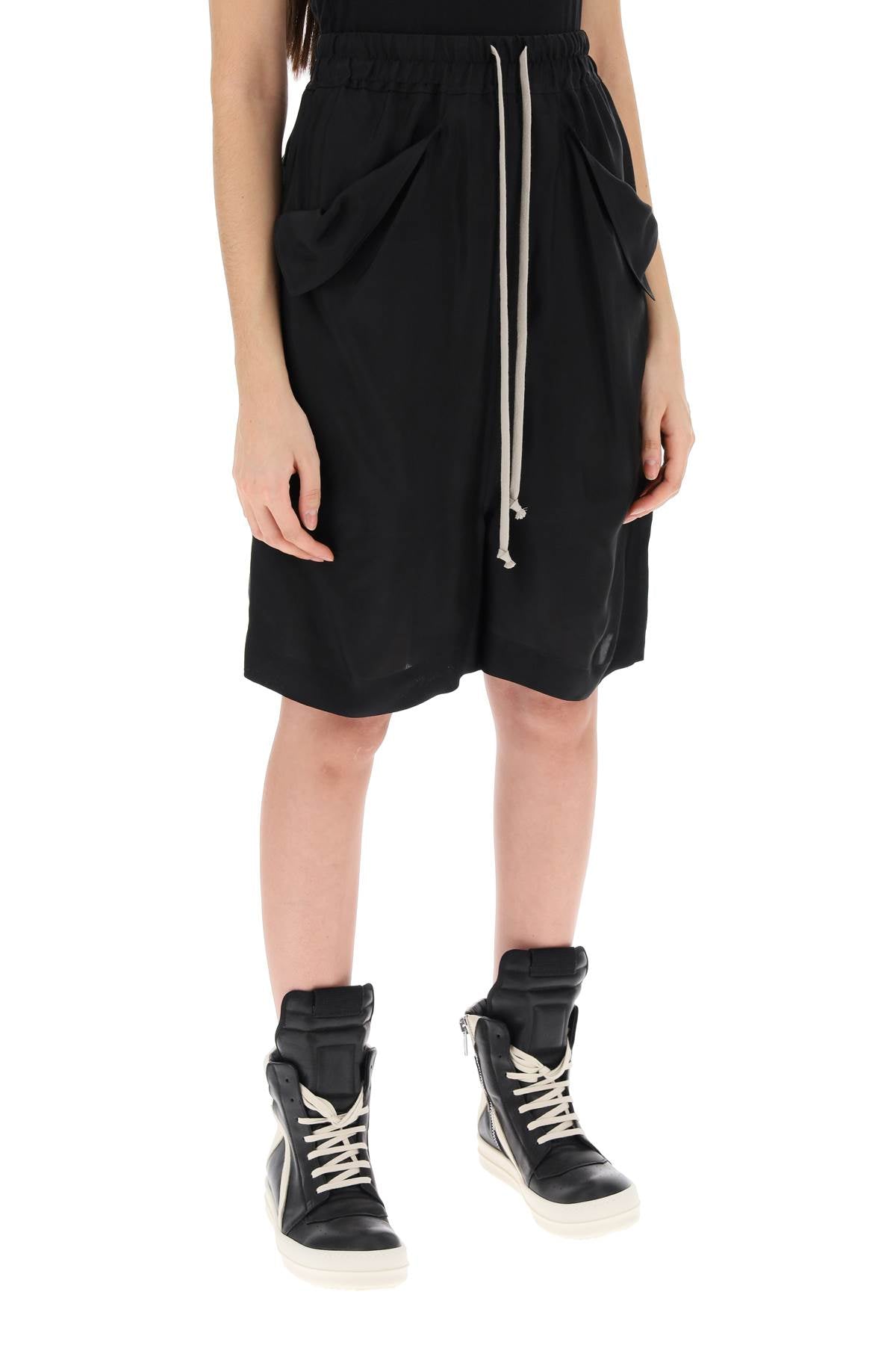 Rick Owens Sweatshort With Folded Pockets-Rick Owens-38-Urbanheer