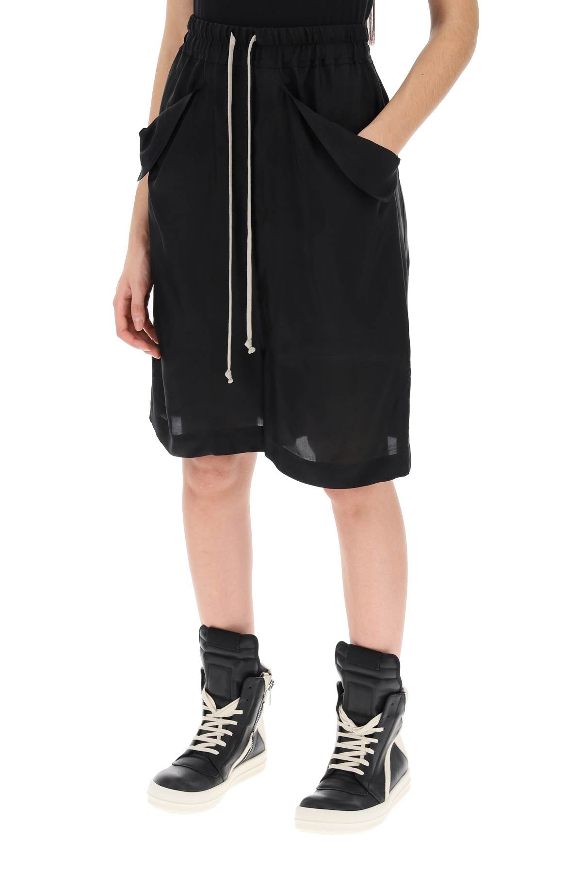 Rick Owens Sweatshort With Folded Pockets-Rick Owens-38-Urbanheer