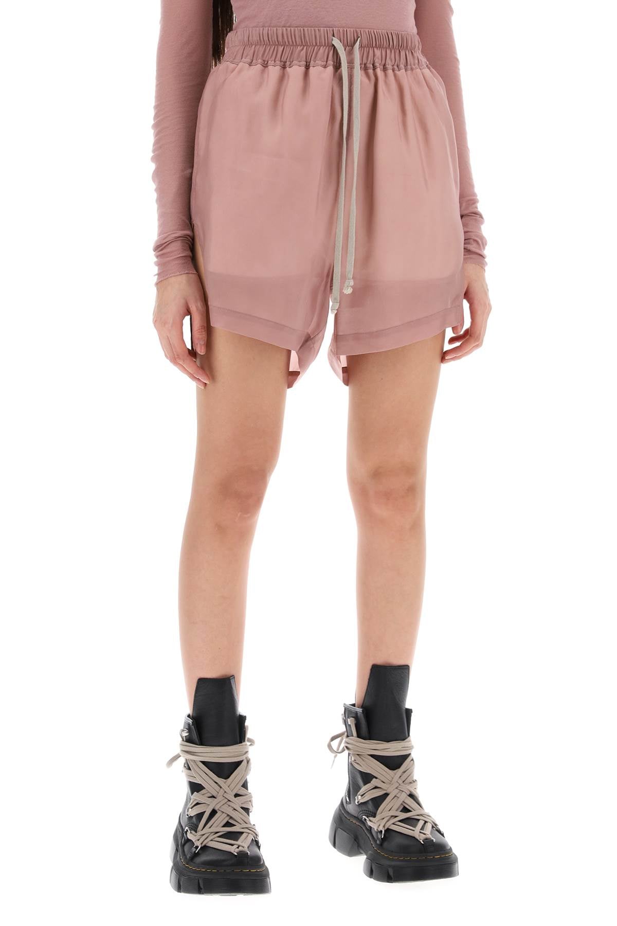 Rick owens sporty shorts in cupro-Rick Owens-38-Urbanheer