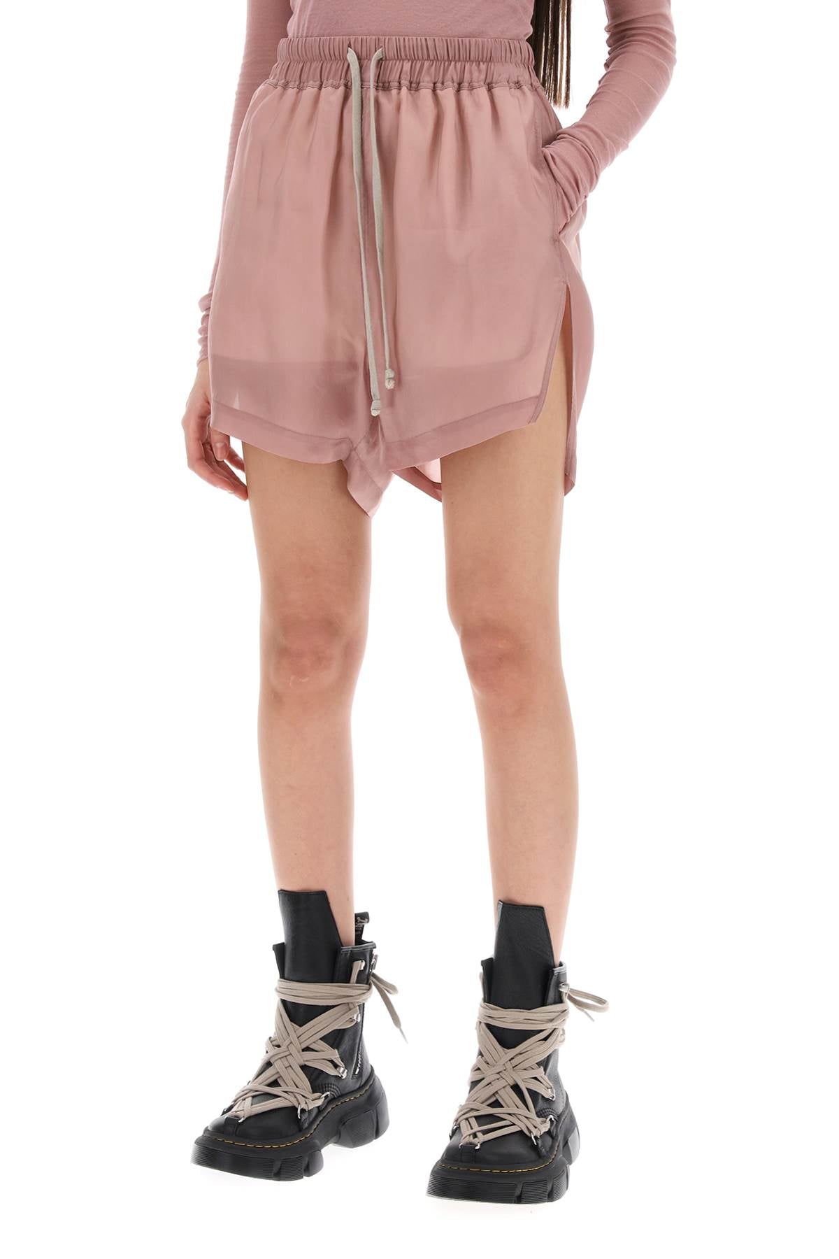 Rick owens sporty shorts in cupro-Rick Owens-38-Urbanheer