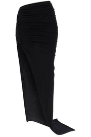 Rick Owens Asymmetric Maxi Skirt In Jersey-Rick Owens-38-Urbanheer