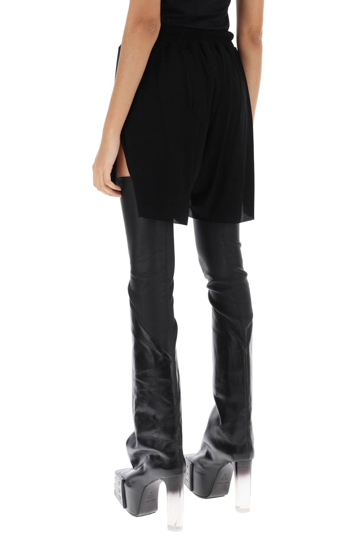 Rick Owens Sporty Shorts In Cupro-Rick Owens-40-Urbanheer