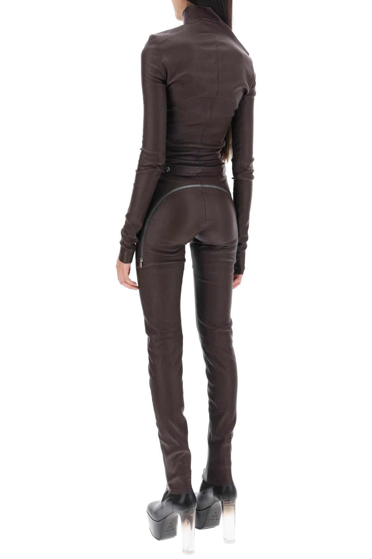 Rick Owens Jumpsuit In Leather-Rick Owens-40-Urbanheer