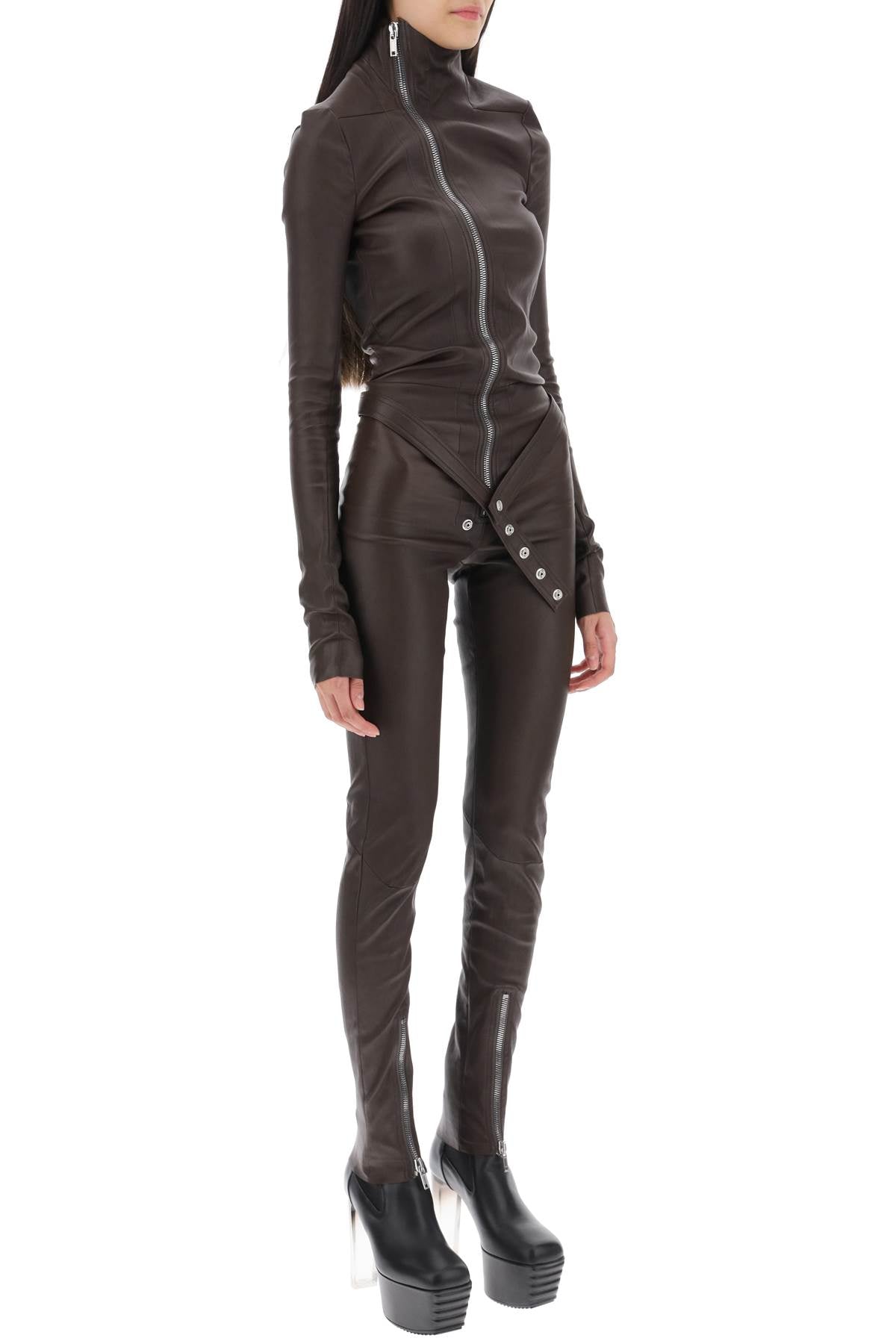Rick Owens Jumpsuit In Leather-Rick Owens-40-Urbanheer