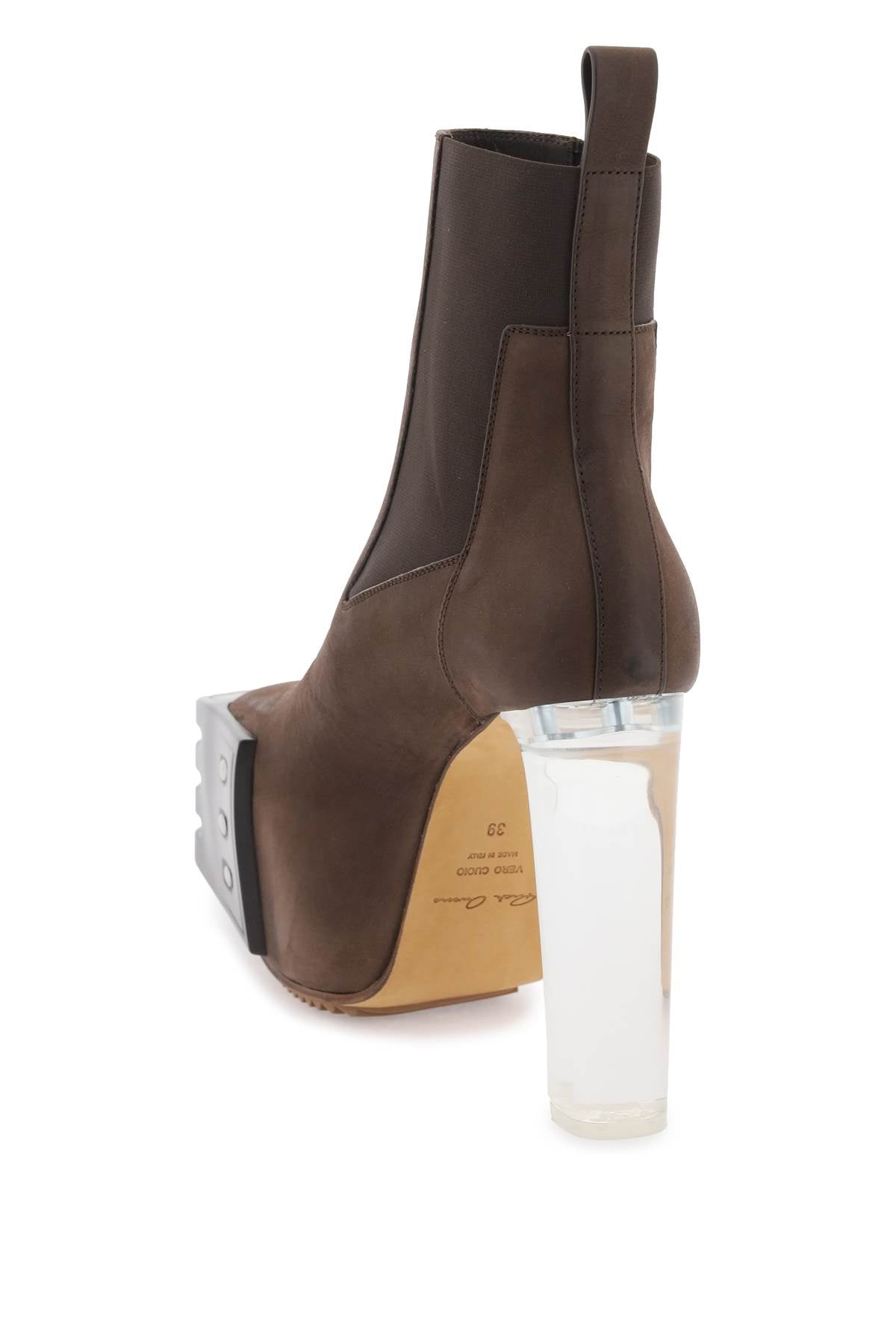 Rick owens platform heeled ankle boots-Rick Owens-36-Urbanheer