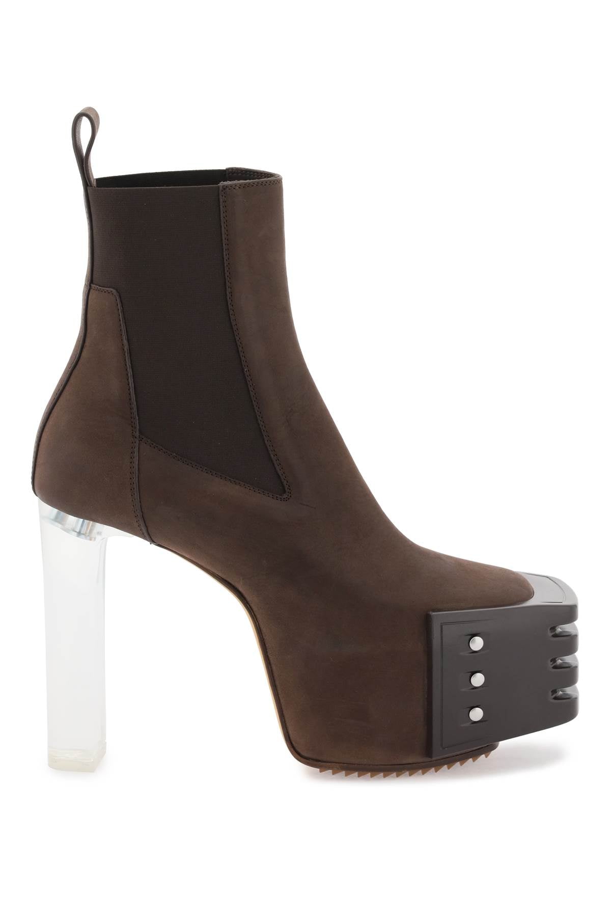 Rick owens platform heeled ankle boots-Rick Owens-36-Urbanheer