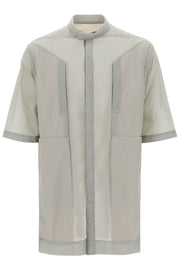 Rick Owens Overshirt In Semi-Sheer Ripstop-Rick Owens-48-Urbanheer