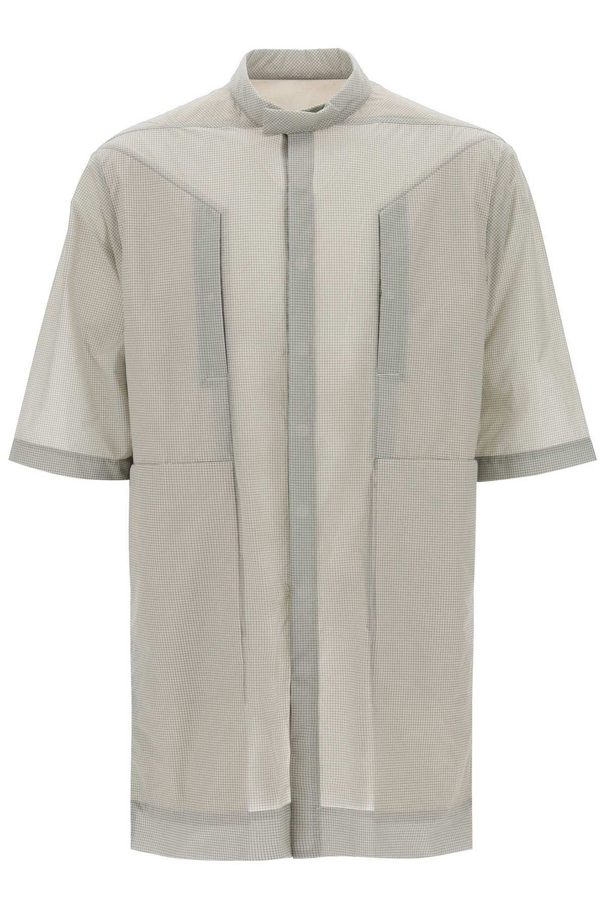 Rick Owens Overshirt In Semi-Sheer Ripstop-Rick Owens-48-Urbanheer