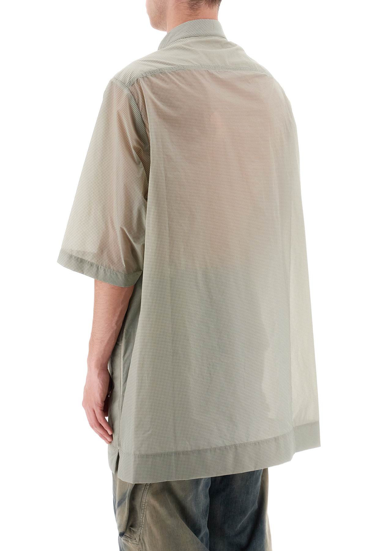 Rick Owens Overshirt In Semi-Sheer Ripstop-Rick Owens-48-Urbanheer