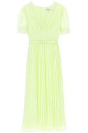 Self portrait pleated chiffon midi dress-Self Portrait-8-Urbanheer