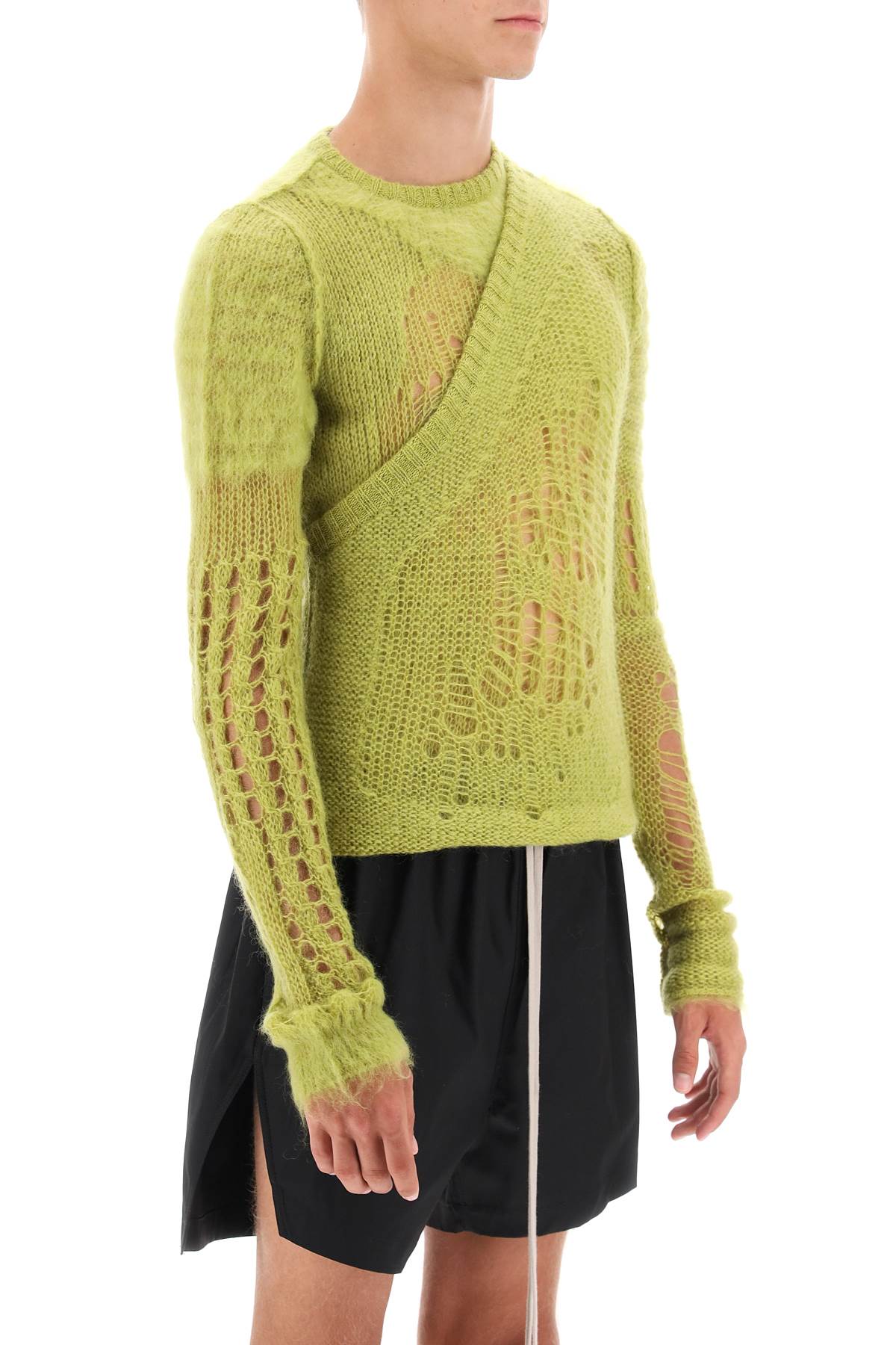 Rick Owens 'Spider Banana' Layered Sweater-Rick Owens-L-Urbanheer