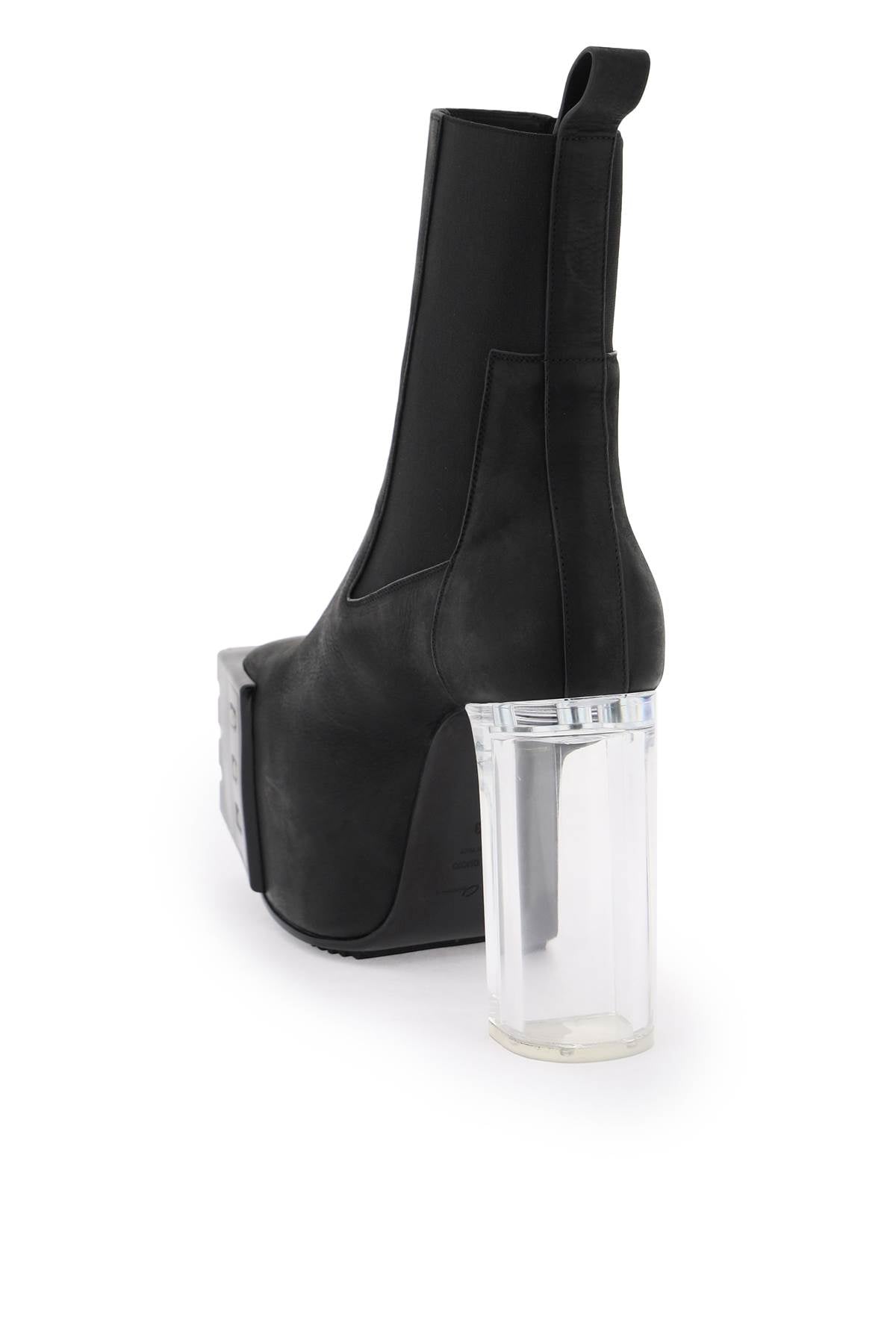 Rick Owens Platform Heeled Ankle Boots-Rick Owens-40-Urbanheer