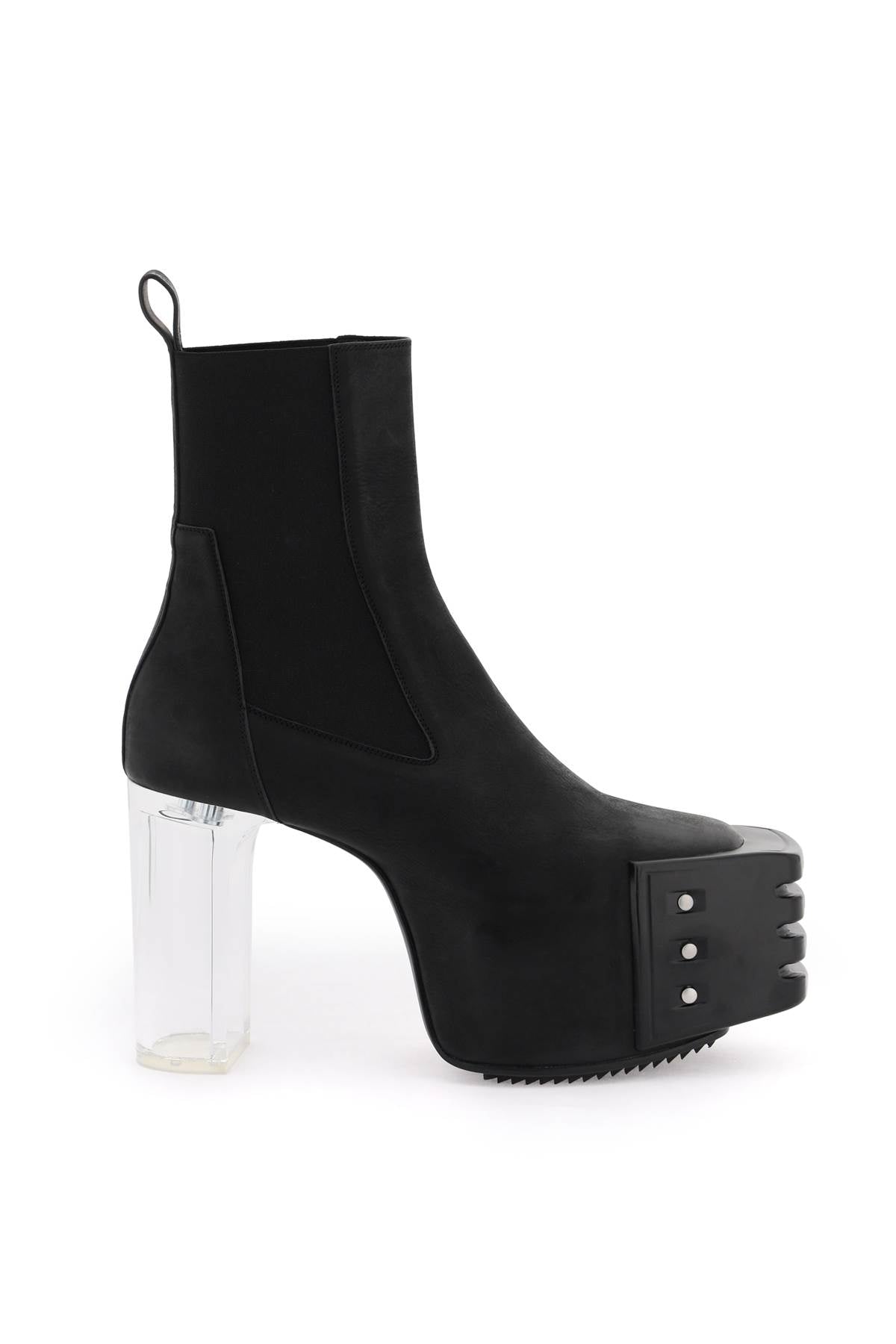 Rick Owens Platform Heeled Ankle Boots-Rick Owens-40-Urbanheer