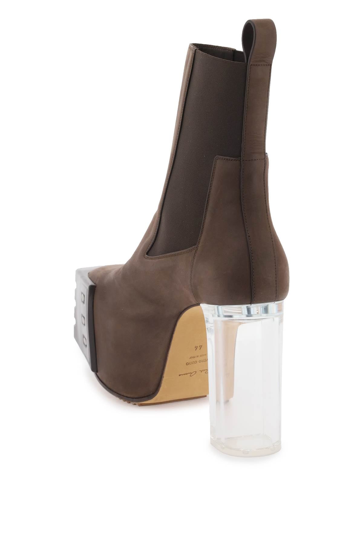 Rick Owens Platform Heeled Ankle Boots-Rick Owens-43-Urbanheer