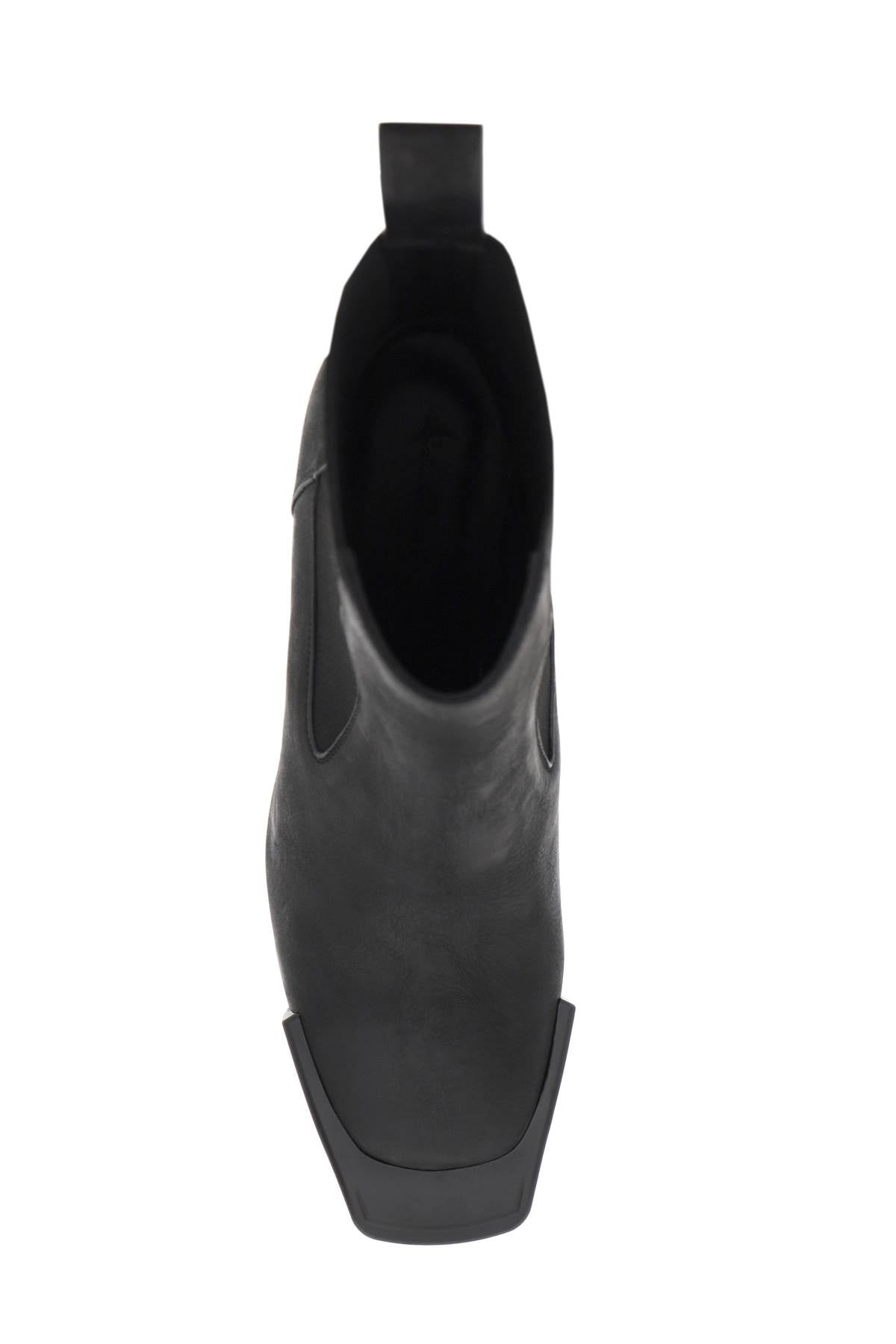 Rick Owens Platform Heeled Ankle Boots-Rick Owens-40-Urbanheer