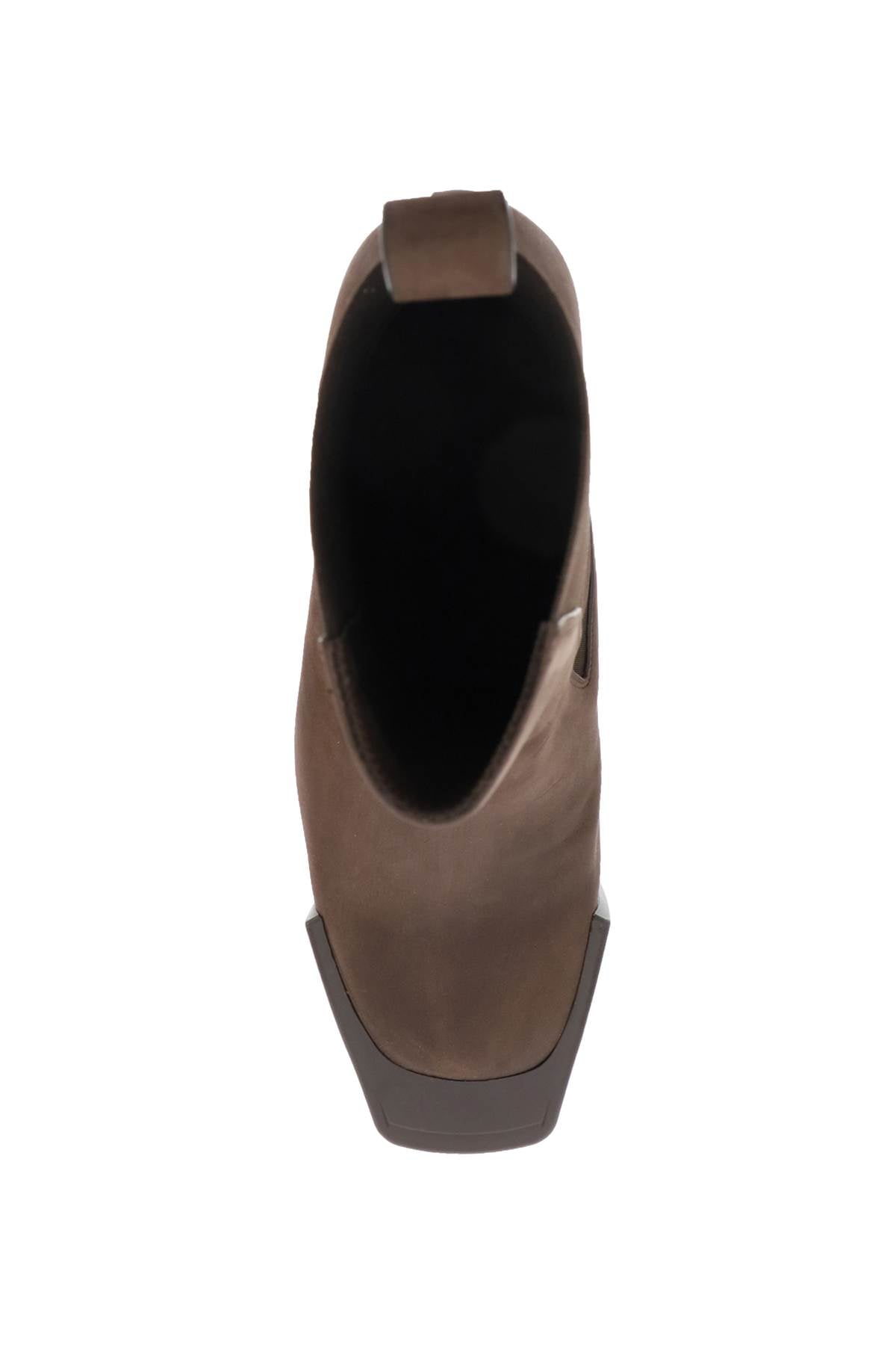 Rick Owens Platform Heeled Ankle Boots-Rick Owens-43-Urbanheer