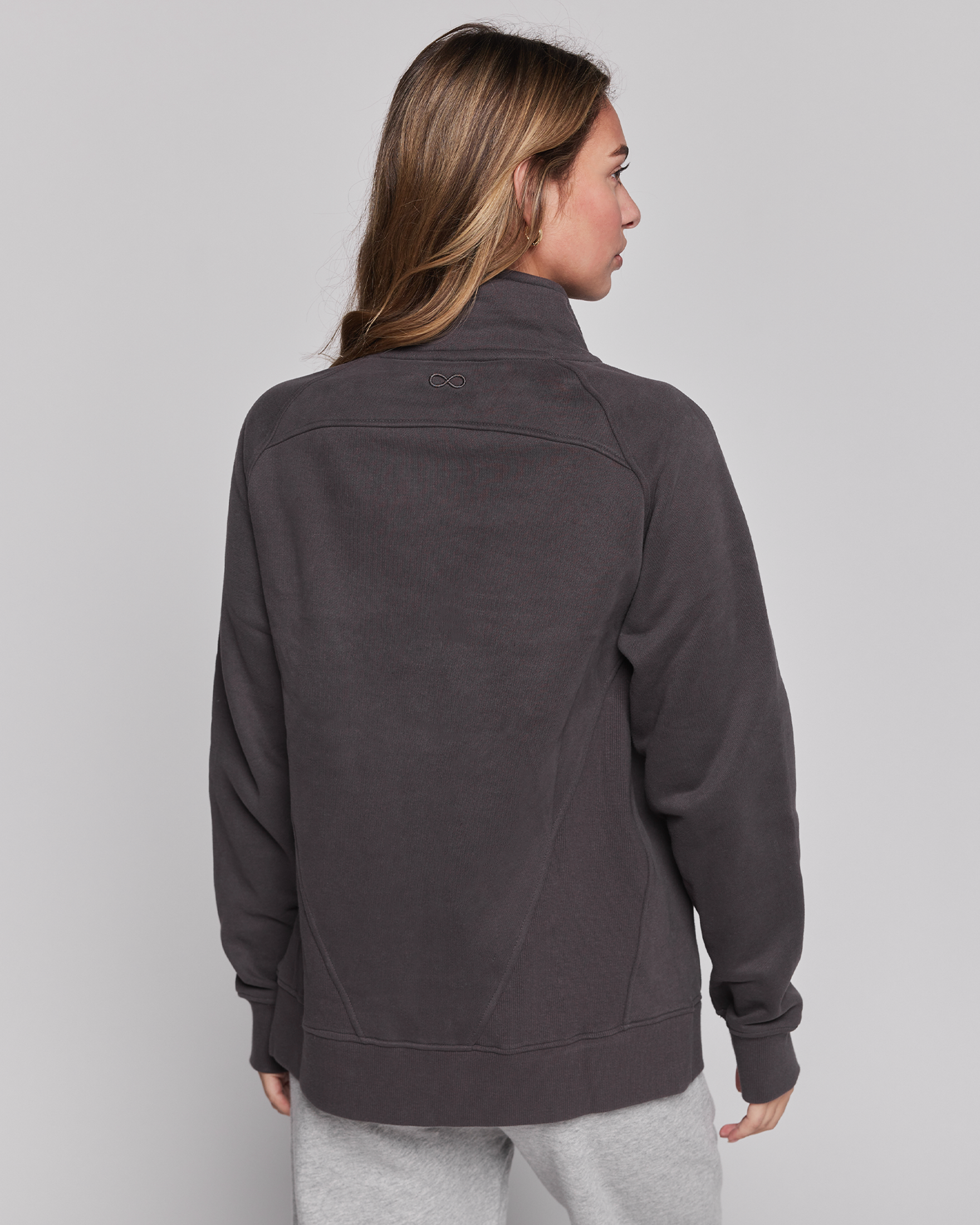 Effortless Fleece Oversized Jacket-rebody-Smoke-XS/S-Urbanheer
