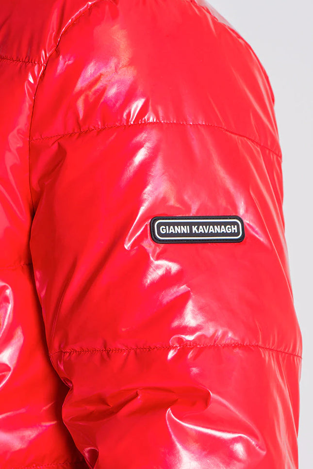 Gk Lux Red Iceland Puffer Coat-Clothing - Men-Gianni Kavanagh-Urbanheer