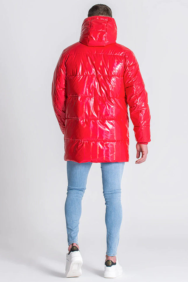 Gk Lux Red Iceland Puffer Coat-Clothing - Men-Gianni Kavanagh-Urbanheer