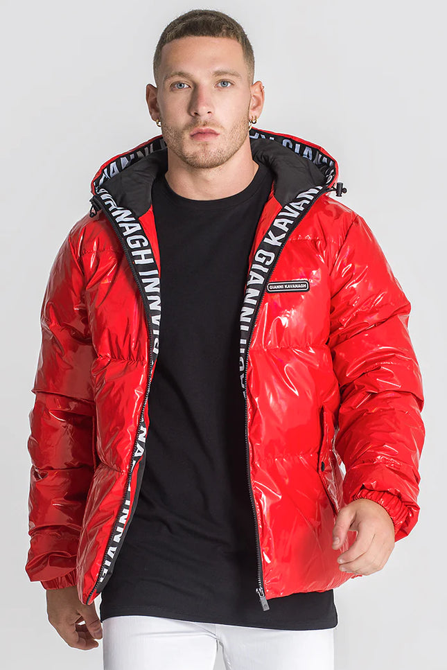 Gk Lux Red Iceland Puffer Jacket-Clothing - Men-Gianni Kavanagh-Urbanheer