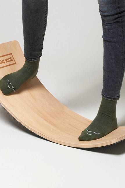 Balance Board Natural Wood Montessori Inspired