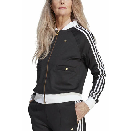 Women's Sports Jacket Adidas TRACKTOP IC2138 Black-0