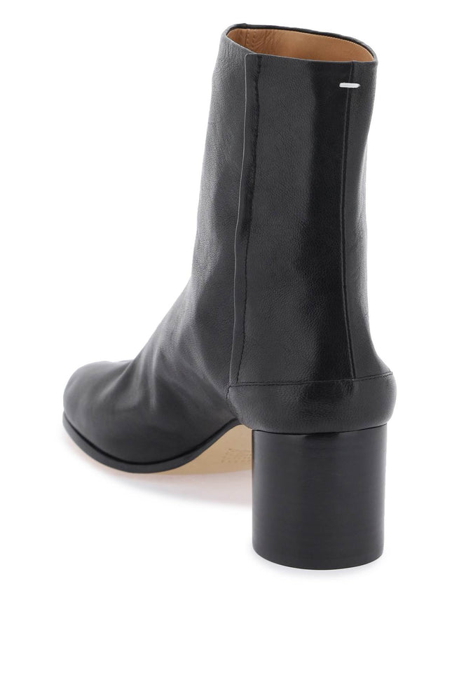 Maison margiela leather tabi ankle boots