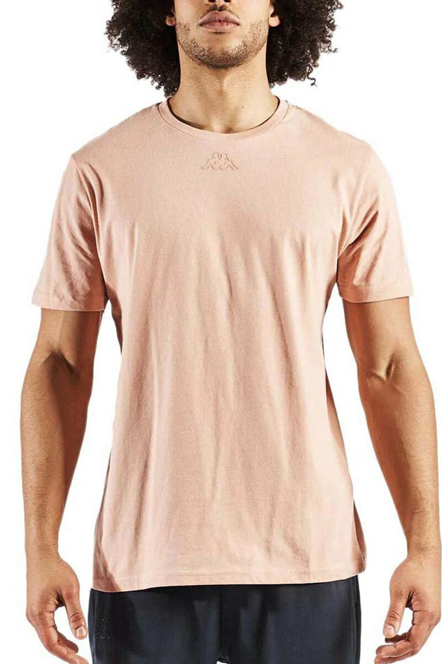 Men’S Short Sleeve T-Shirt Kappa Salmon-Clothing - Men-Kappa-Urbanheer