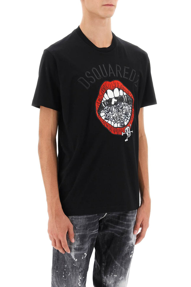 Dsquared2 Cool Fit Embroidered Tee-Dsquared2-M-Urbanheer