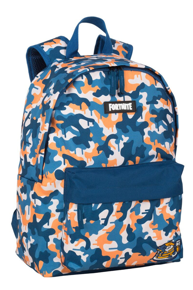 School Bag Fortnite Camo Blue-Fortnite-Urbanheer