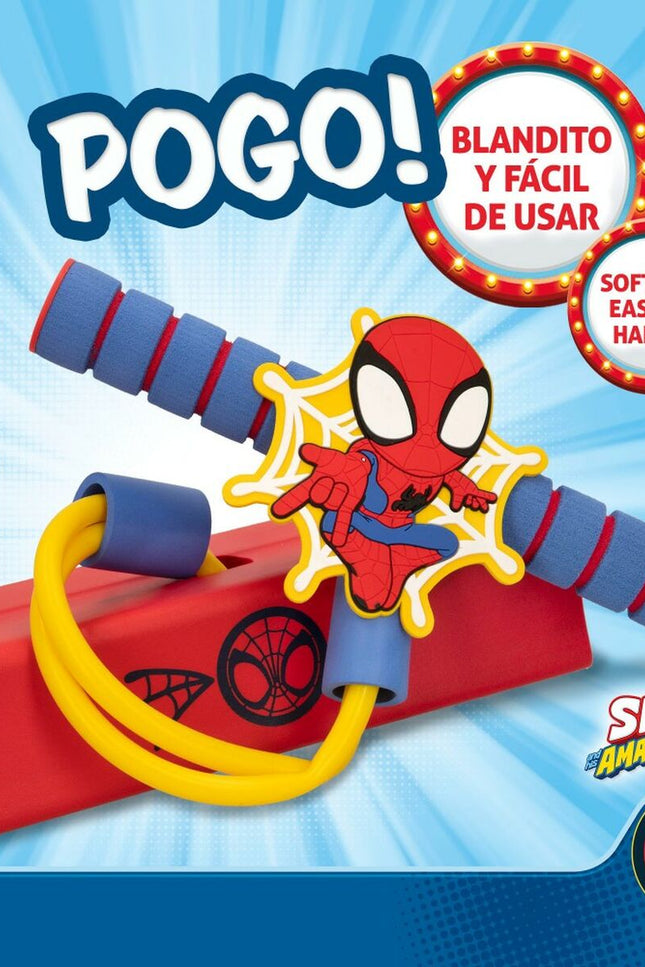 Pogobouncer Spiderman Red Children'S 3D (4 Units)-Spiderman-Urbanheer