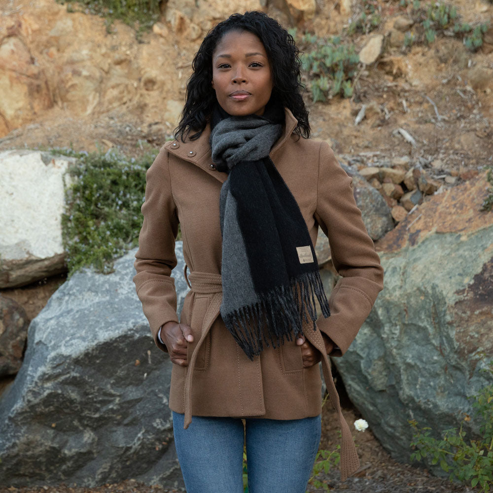 Purposeful Scarf | Black + Granite-BIG LOViE-Urbanheer