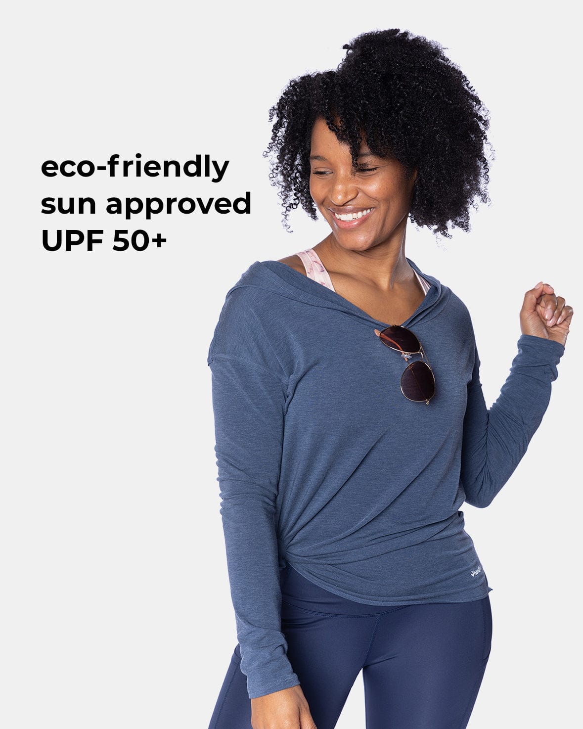 Hello Sunshine Upf Hoodie – Night Swim Navy-Top - Hello Sunshine UPF Hoodie-Handful-XS-Night Swim Navy-Urbanheer