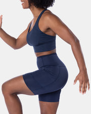 Hi Five High-Waisted Biker Short – Night Swim Navy-Handful-XS-Night Swim Navy-Urbanheer