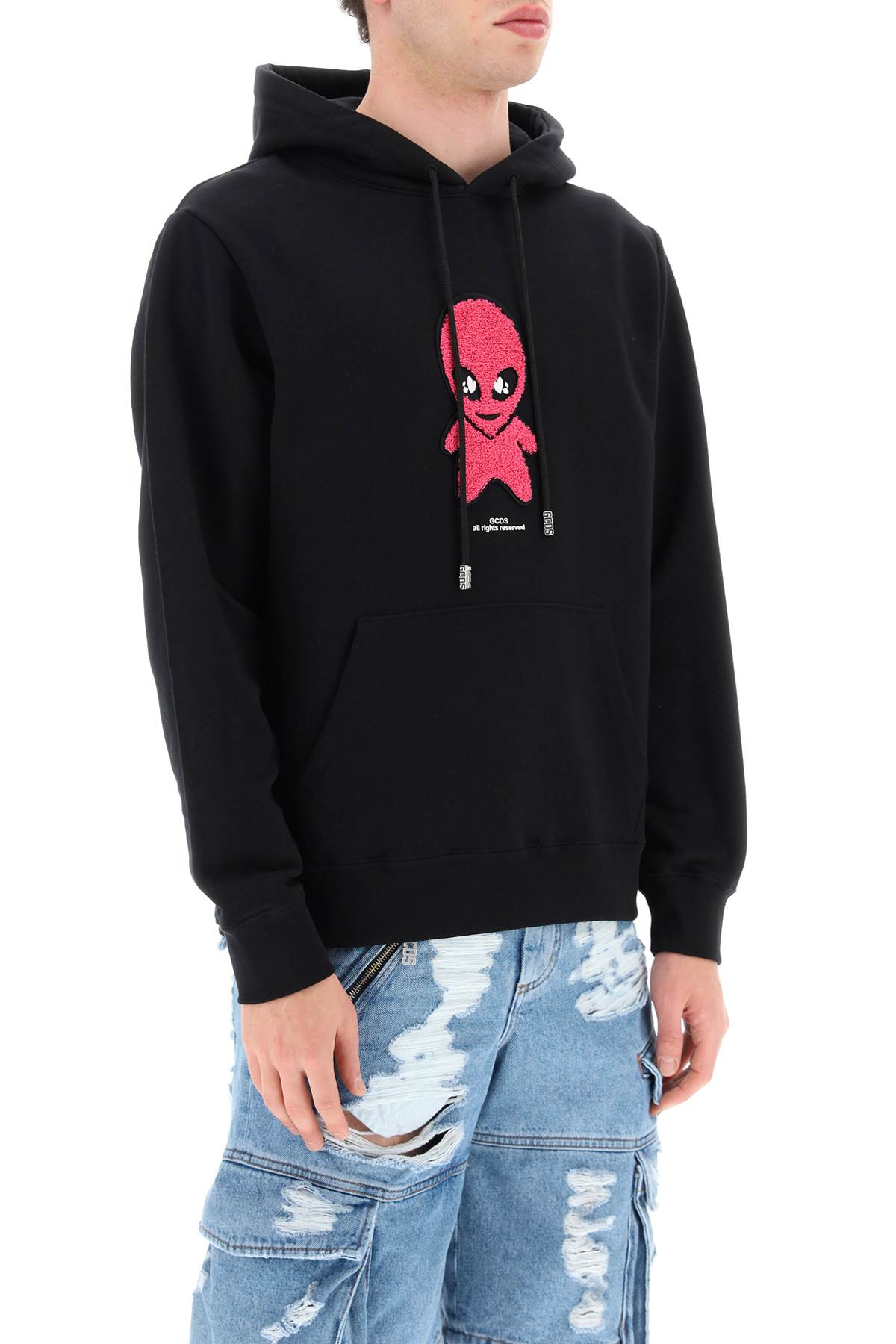 Gcds wirdo patch hoodie-GCDS-M-Urbanheer