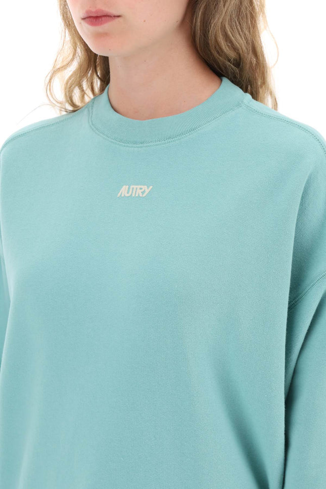 Autry crew-neck sweatshirt with logo print-Autry-Urbanheer